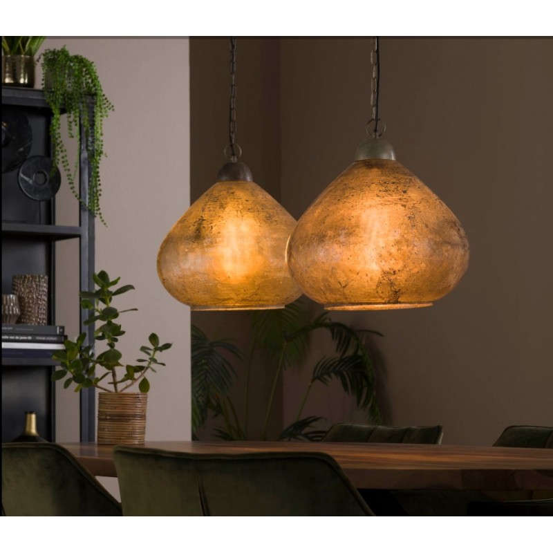 ZI Hanging lamp 2L bell clearstone